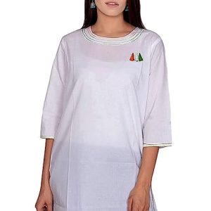 White kurta for independence/ Republic Day