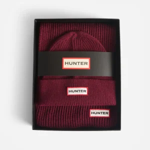 Red Jura Cuff Beanie/Scarf Box Set