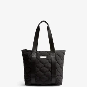 Black Adair Quilted Tote Bag